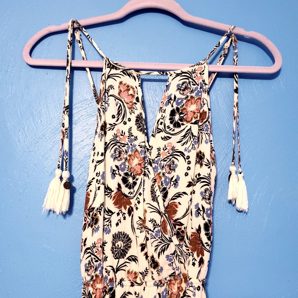 American Eagle Floral Boho Sleeveless Maxi Dress - Picture 4 of 8
